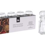 Μύλοι Και Δοχεία Μπαχαρικών Storage Jar Eh Glass 150Ml 4Pcs Cf5000660