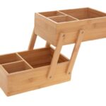 Organizers & Θήκες Τακτοποίησης 2 Tiers Organizer Bamboo Tidy 160905