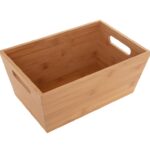Organizers & Θήκες Τακτοποίησης Basket 2 Handles Bamboo 160903
