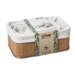 Organizers & Θήκες Τακτοποίησης Basket Set X3 Natural Bamboo