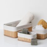 Organizers & Θήκες Τακτοποίησης Basket Set X3 Natural Bamboo