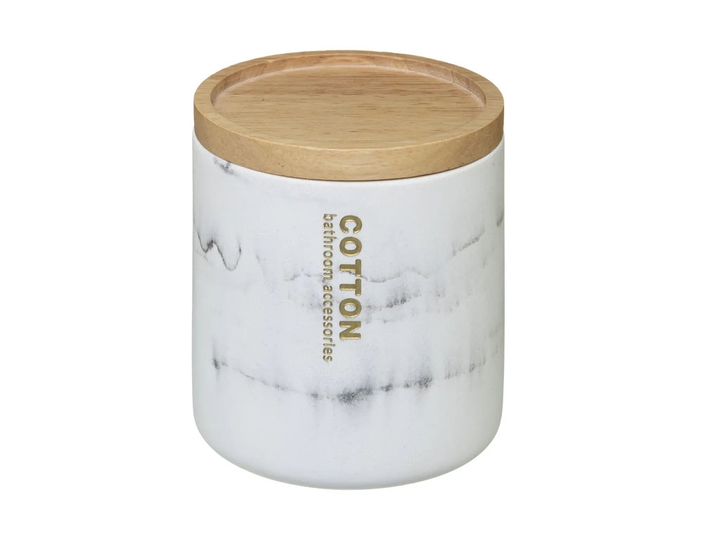 Organizers & Θήκες Τακτοποίησης Cotton Jar White Lea 160938