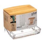 Organizers & Θήκες Τακτοποίησης Q-Tip Dispenser Selena Bamboo 161081