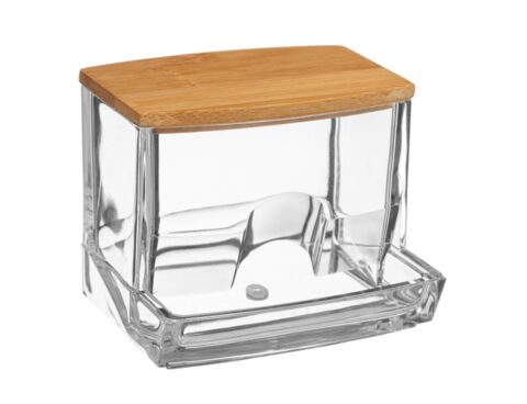 Organizers & Θήκες Τακτοποίησης Q-Tip Dispenser Selena Bamboo 161081