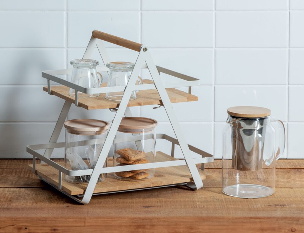 Οργάνωση Κουζίνας 2Tiers Handle Shelf Ordera Arg 190114A
