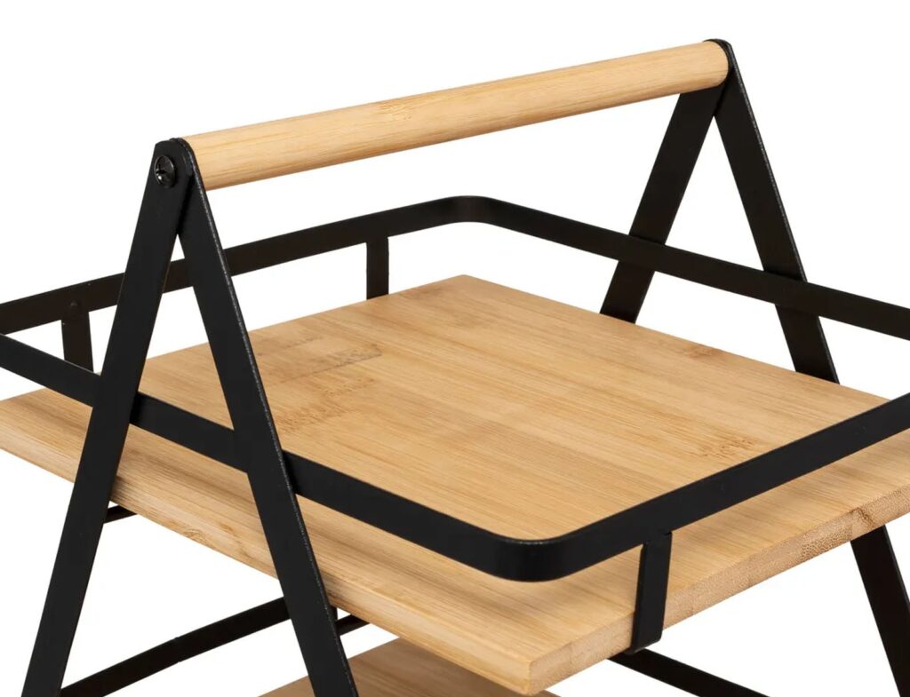Οργάνωση Κουζίνας 2Tiers Handle Shelf Ordera Blk 190114