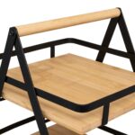 Οργάνωση Κουζίνας 2Tiers Handle Shelf Ordera Blk 190114