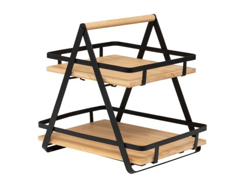 Οργάνωση Κουζίνας 2Tiers Handle Shelf Ordera Blk 190114