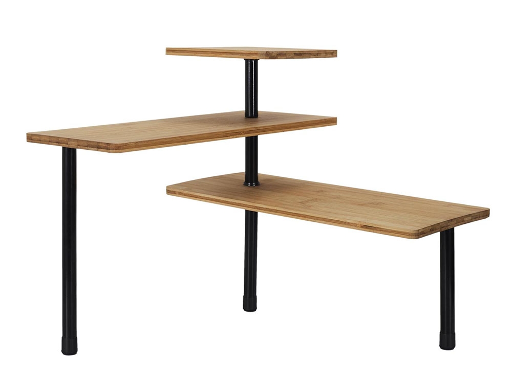Οργάνωση Κουζίνας Bamboo 3 Level Corner Shelf Kb5843