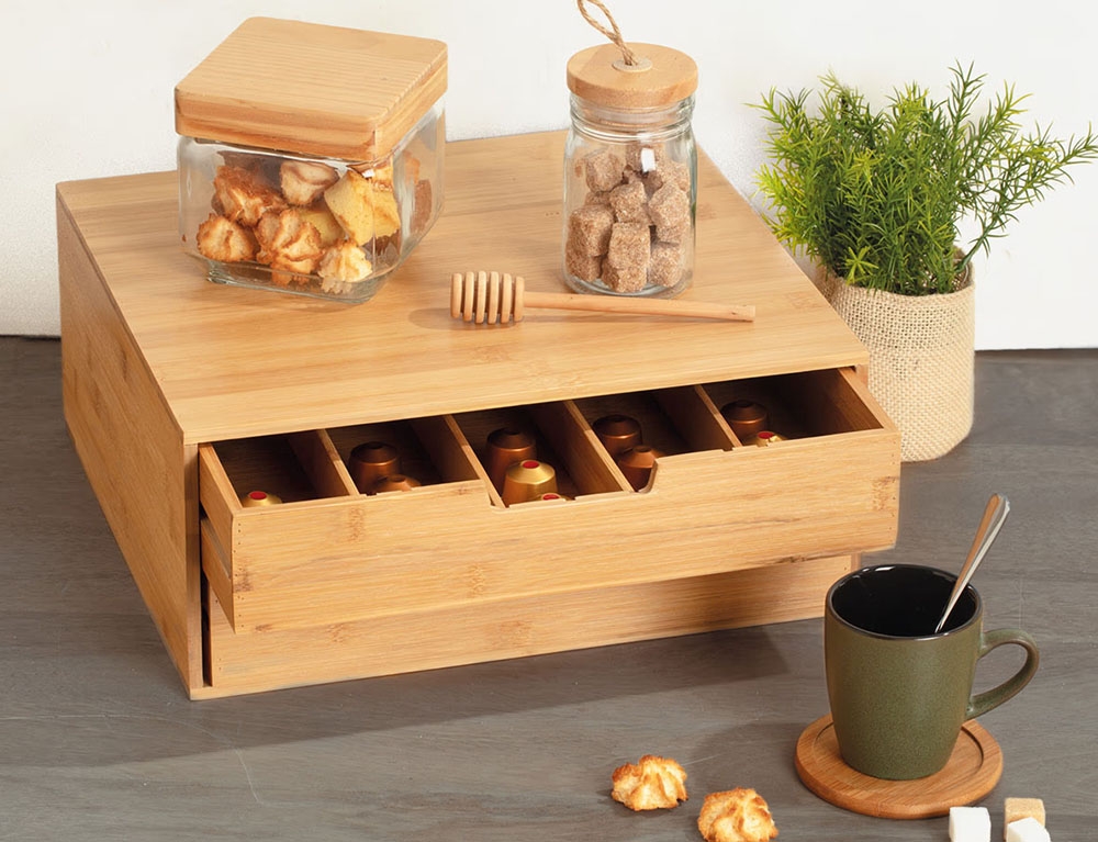Οργάνωση Κουζίνας Bamboo Capsule 2 Drawers Five 179601
