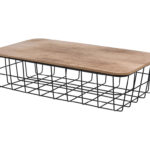 Οργάνωση Κουζίνας Basket Metal H &Amp; S Collection With Mdf Lid Ma10001