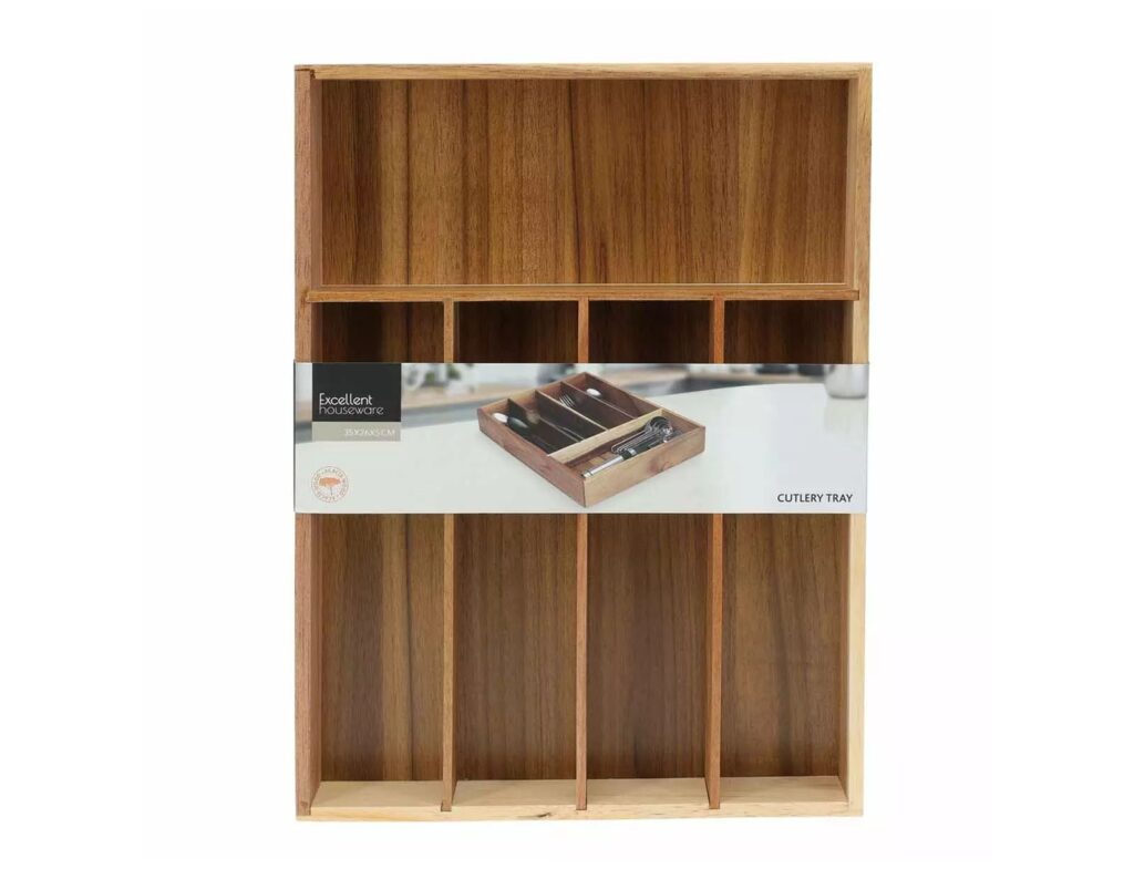 Οργάνωση Κουζίνας Cutlerytray Acacia Ba2100030