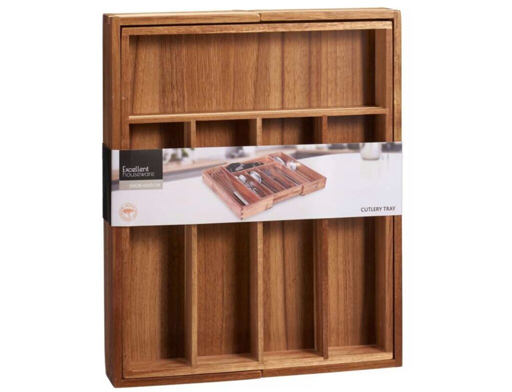 Οργάνωση Κουζίνας Cutlerytray Acacia Ba2100040