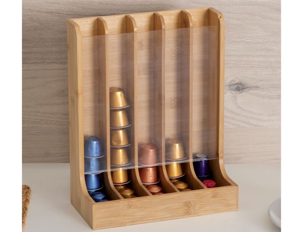 Οργάνωση Κουζίνας Esp Caps Holder Pp+Bamboo 190035