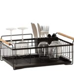 Οργάνωση Νεροχύτη 2Tier Dish Drainer Blackwood 189784