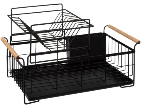 Οργάνωση Νεροχύτη 2Tier Dish Drainer Blackwood 189784