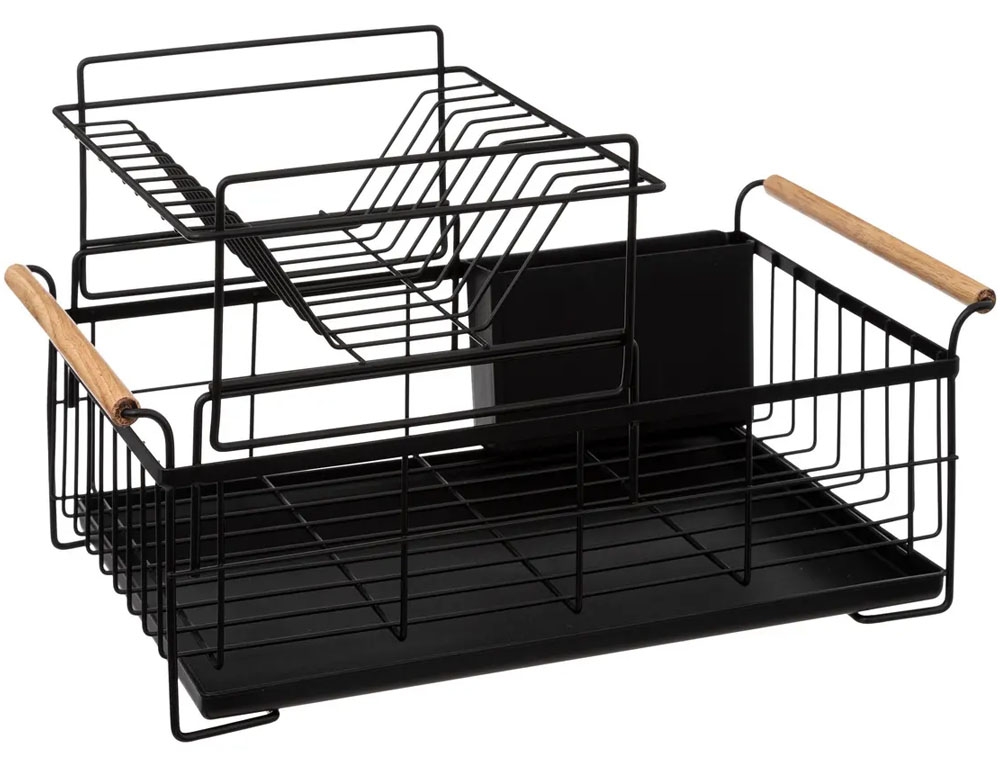 Οργάνωση Νεροχύτη 2Tier Dish Drainer Blackwood 189784