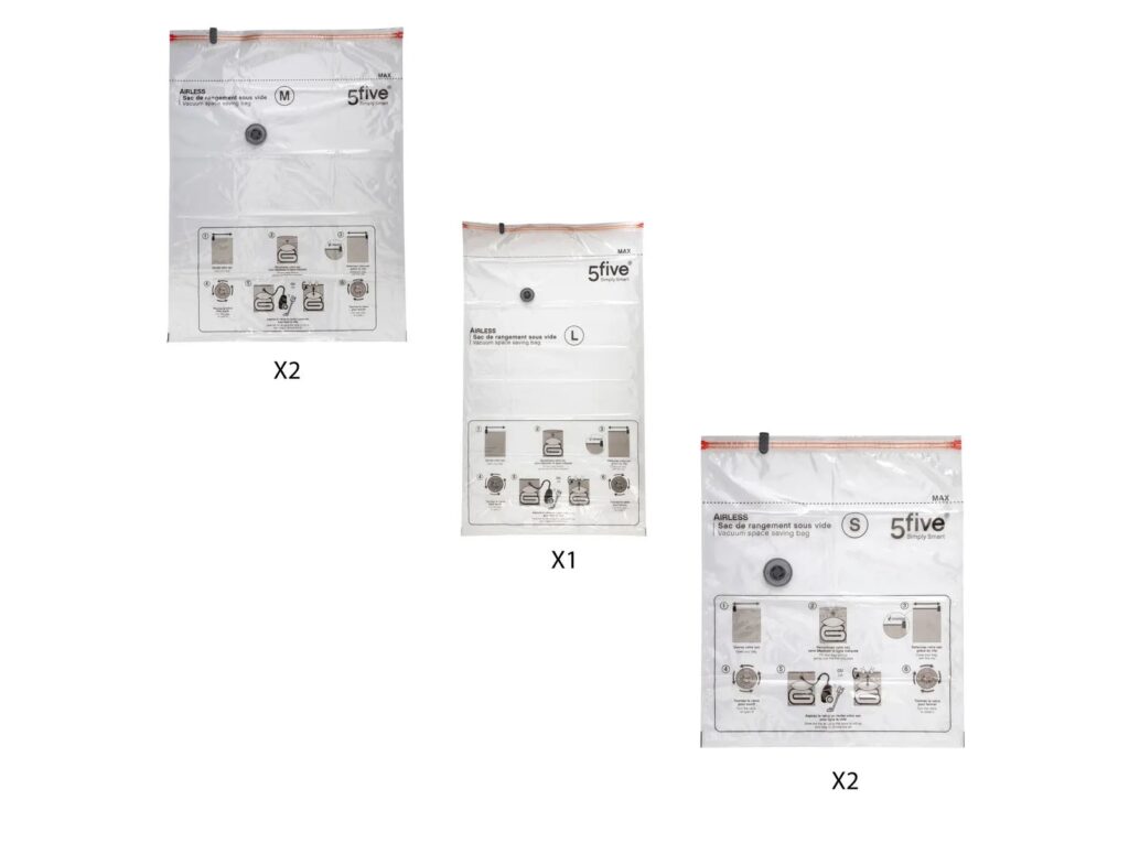 Οργάνωση Ντουλάπας Airless Perfume Vac Bag X5 Asr