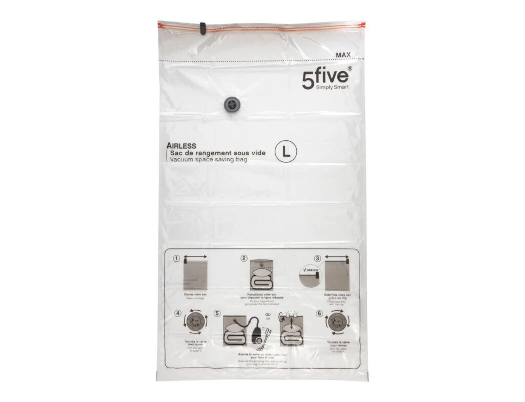 Οργάνωση Ντουλάπας Airless Perfume Vac Bag X5 Asr