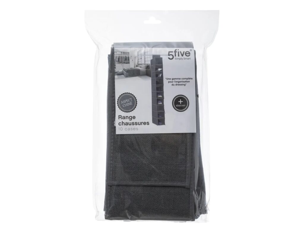 Οργάνωση Ντουλάπας Shoe Storage 10 Cmpts Grey Lin