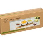 Οργάνωση Τραπεζιού Appetizer Set Bamboo White 4P Secret De Gourmet 16