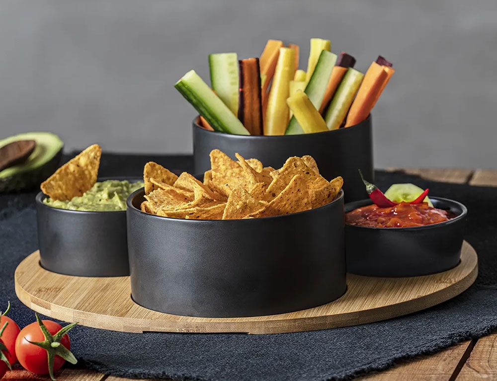 Οργάνωση Τραπεζιού Appetizer Set Black Bamboo 5P 176917