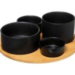 Οργάνωση Τραπεζιού Appetizer Set Black Bamboo 5P 176917