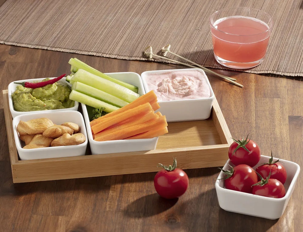 Οργάνωση Τραπεζιού Appetizer Set White Bamboo 6P Secret De Gourmet 17