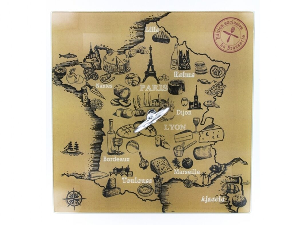 Οργάνωση Τραπεζιού Map Of France Cheese Serving Dish Ka1629