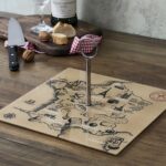 Οργάνωση Τραπεζιού Map Of France Cheese Serving Dish Ka1629