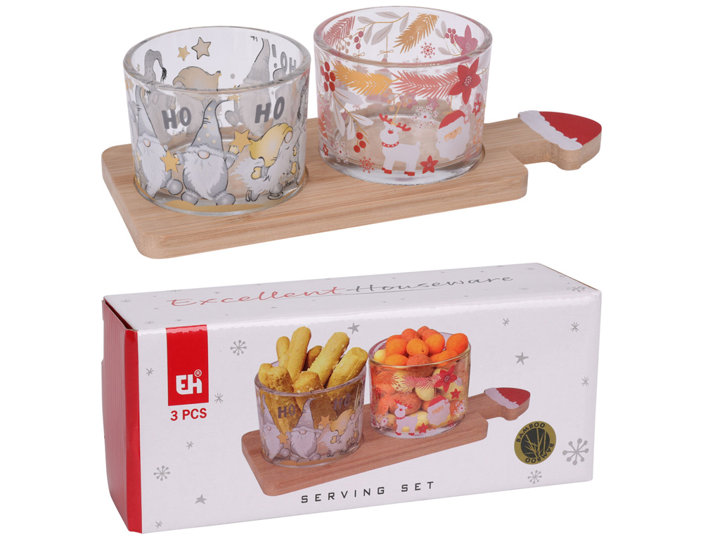 Οργάνωση Τραπεζιού Serving Set Eh 3Pcs On Bamboo Tra 278000780