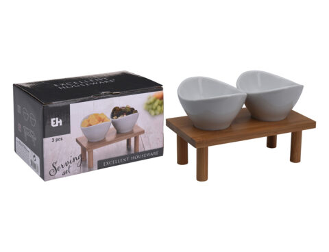 Οργάνωση Τραπεζιού Serving Set Eh 3T Porc/Wood 795880380