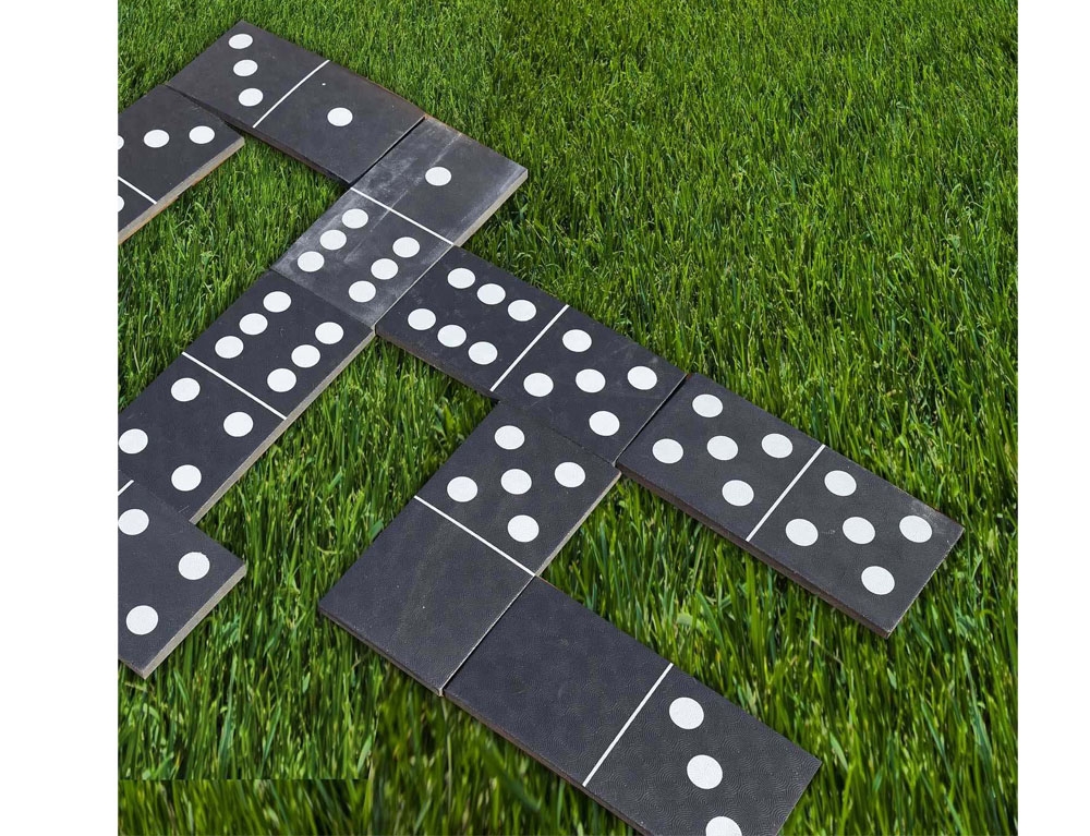 Παιχνίδια Και Κατασκευές Ντόμινο Jeu Exterieur 28 Dominos Grand Format M6 Ea10092