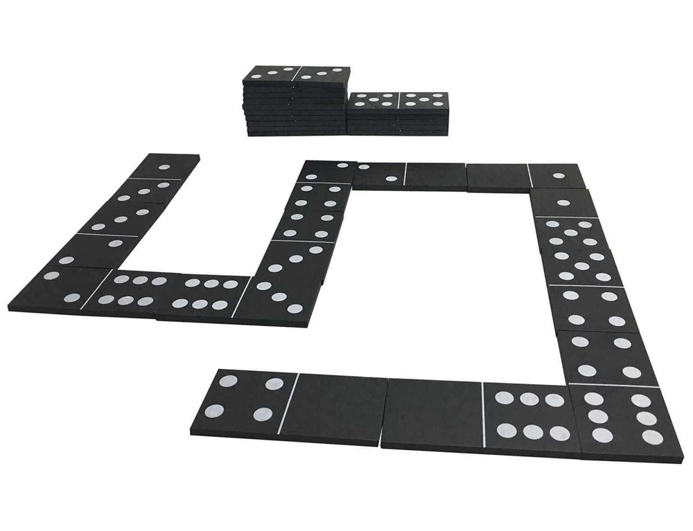 Παιχνίδια Και Κατασκευές Ντόμινο Jeu Exterieur 28 Dominos Grand Format M6 Ea10092