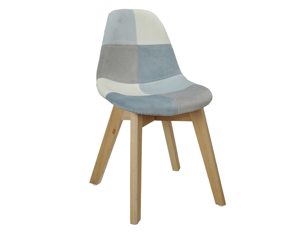 Παιδικό Δωμάτιο & Διακόσμηση Childrens Patchwork Chair, Leonie, Blue A1/M2 Hd67