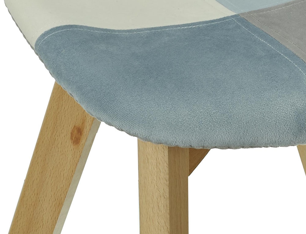 Παιδικό Δωμάτιο & Διακόσμηση Childrens Patchwork Chair, Leonie, Blue A1/M2 Hd67