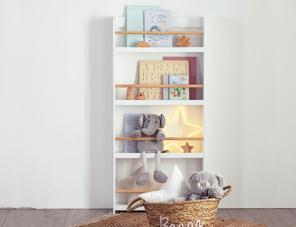 Παιδικό Δωμάτιο & Διακόσμηση Classic Bookcasef 4 Levels Atmosphera For Kids 174