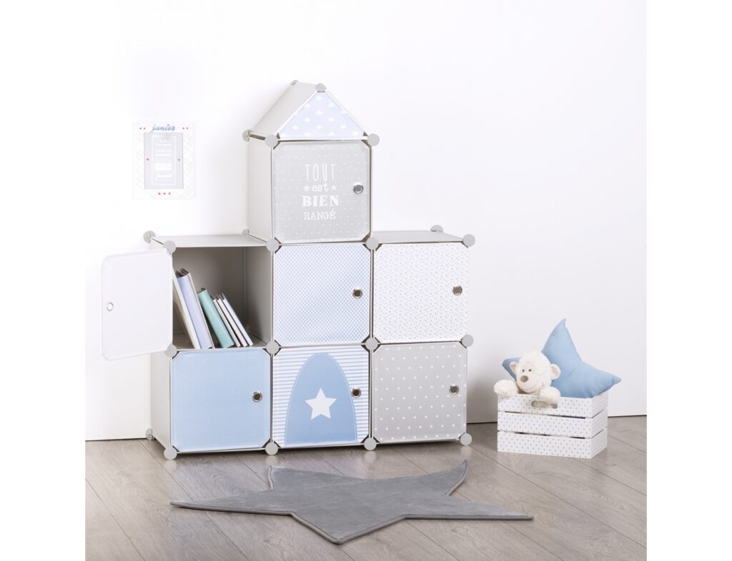 Παιδικό Δωμάτιο & Διακόσμηση Grey Storage Castle Atmosphera For Kids 127162B