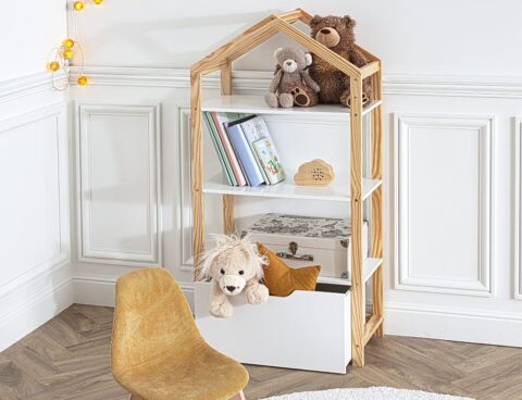 Παιδικό Δωμάτιο & Διακόσμηση House Bookcase + Drawer Atmosphera For Kids 174330