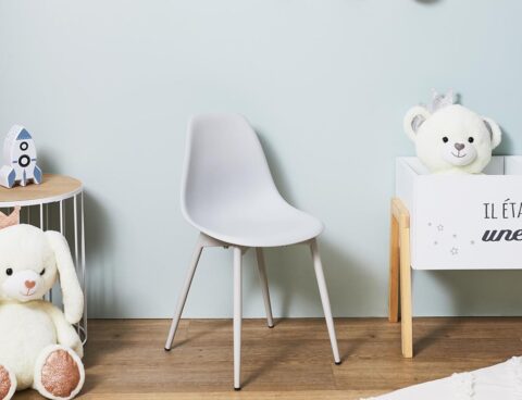Παιδικό Δωμάτιο & Διακόσμηση Lina Grey Child Chair Hd7481