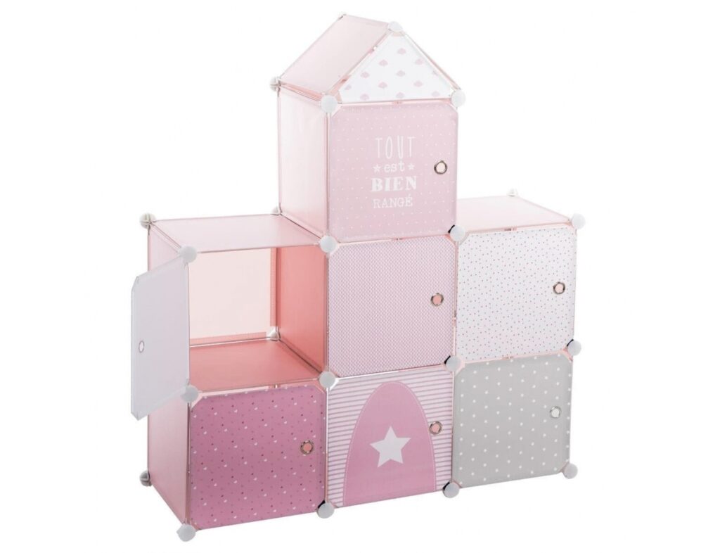 Παιδικό Δωμάτιο & Διακόσμηση Pink Storage Castle Atmosphera For Kids 127162A