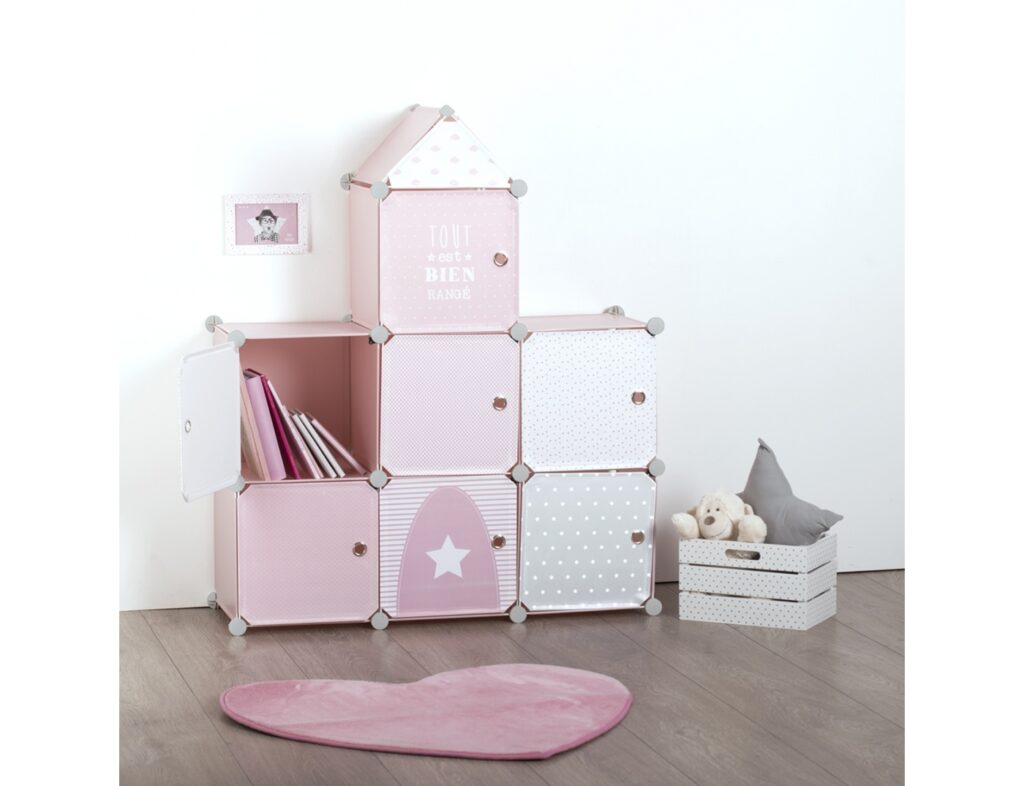 Παιδικό Δωμάτιο & Διακόσμηση Pink Storage Castle Atmosphera For Kids 127162A
