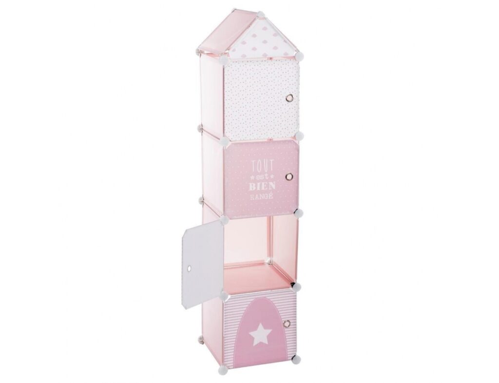 Παιδικό Δωμάτιο & Διακόσμηση Pink Storage Column Atmosphera For Kids 127161A