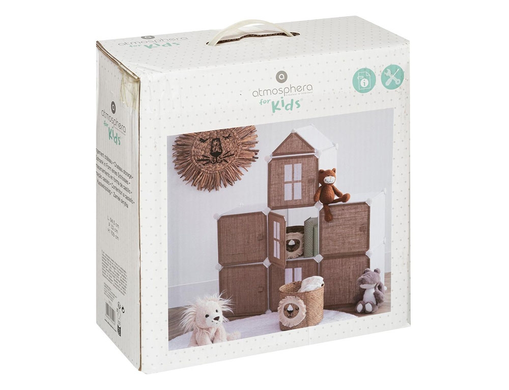 Παιδικό Δωμάτιο & Διακόσμηση Storage Castle Jute Atmosphera For Kids 188276