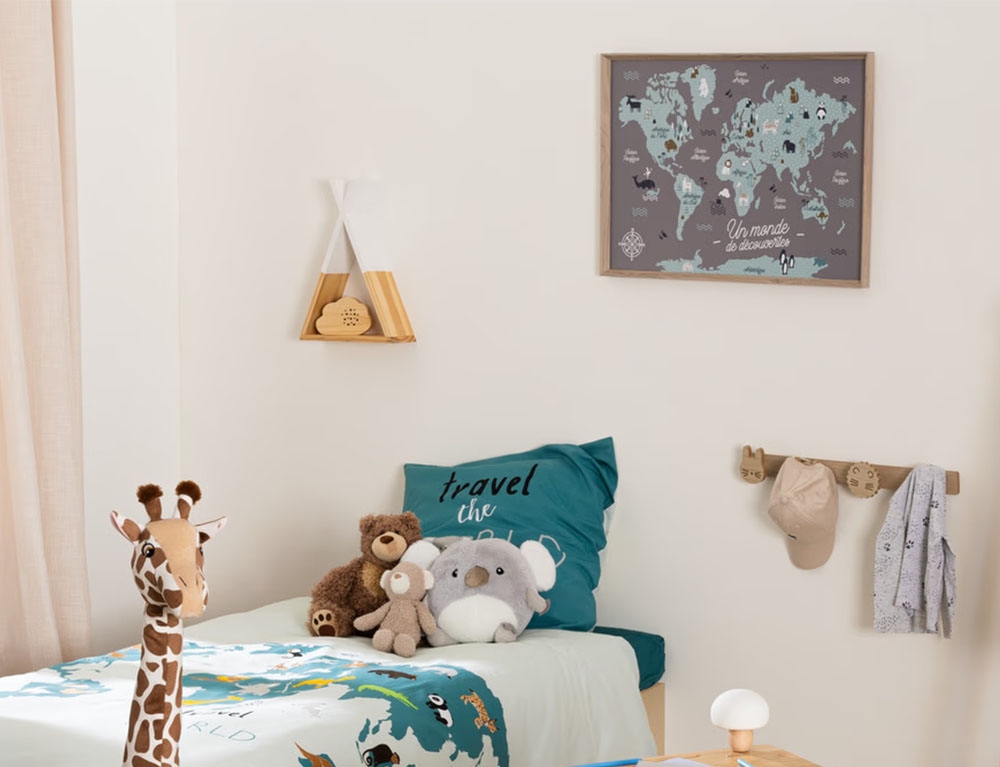 Παιδικό Δωμάτιο & Διακόσμηση Tipi Shelf White Atmosphera For Kids 127238