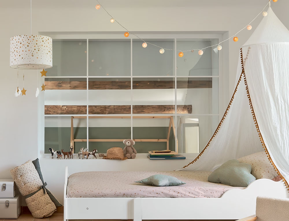 Παιδικό Δωμάτιο & Διακόσμηση White Hanging Lampshade Atmosphera For Kids 174300