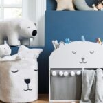 Παιδικό Δωμάτιο & Διακόσμηση Winter Polar Bear Pouf Atmosphera For Kids 195832