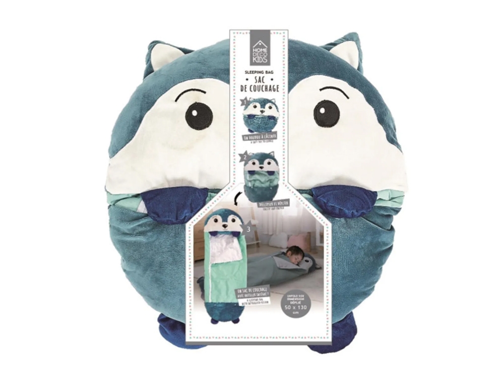 Παιδικό Δωμάτιο & Διακόσμηση Wolf Convertible Sleeping Bag 130X50Cm Tx9402