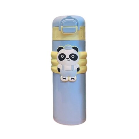 Παιδικό παγούρι-θερμός με καλαμάκι - 500ml - 219446 - Blue