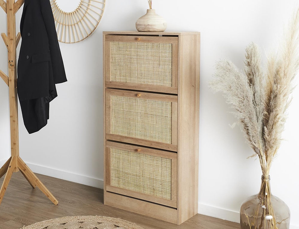 Παπουτσοθήκες Bali 3 Door Shoe Cabinet A1/M1 Hd0207